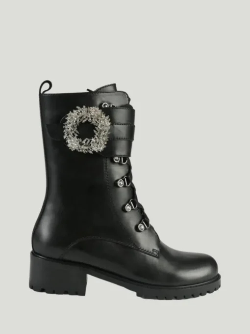 Allegra James Win Combat Boots