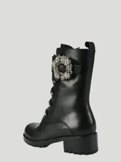 Allegra James Win Combat Boots