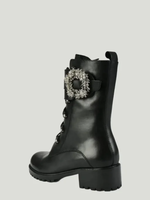 Allegra James Win Combat Boots