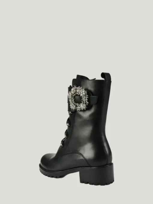 Allegra James Win Combat Boots