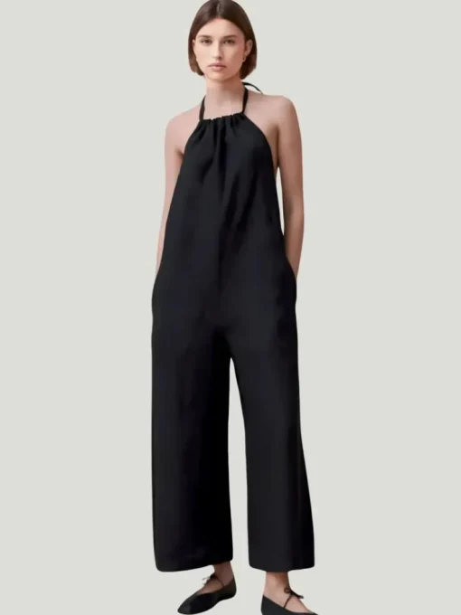Alohas Yona Black Jumpsuit