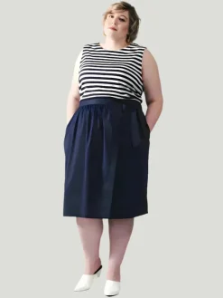 AND COMFORT Plus Size Tokyo Skirt