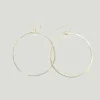 Bent by Courtney Hammered Hoops