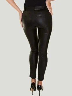 Betsy Moss Vegan Leather Pants