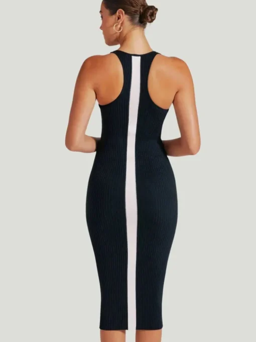 Blanc Noir Color Block Dress