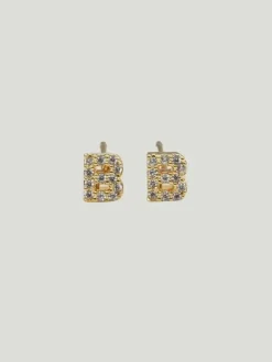 Brenda Grands Jewelry Love Beyond Measure Initial Stud Earrings