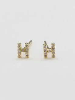 Brenda Grands Jewelry Love Beyond Measure Initial Stud Earrings