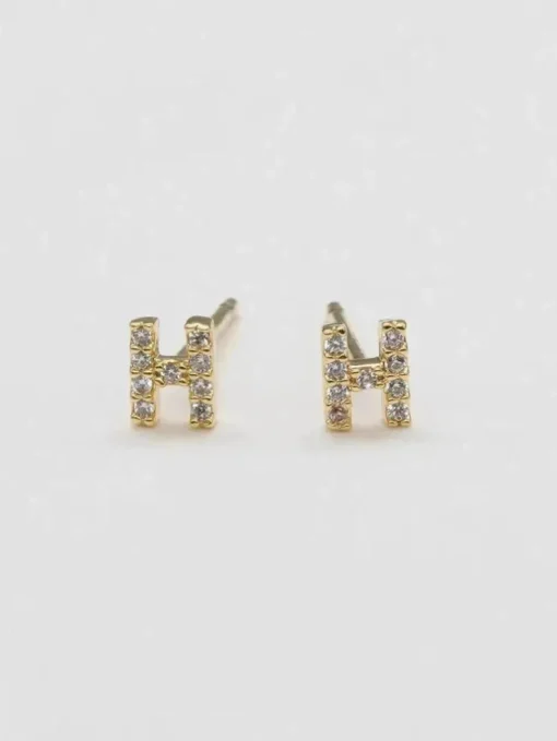 Brenda Grands Jewelry Love Beyond Measure Initial Stud Earrings