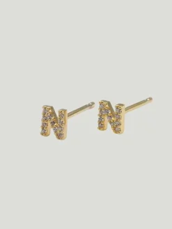 Brenda Grands Jewelry Love Beyond Measure Initial Stud Earrings