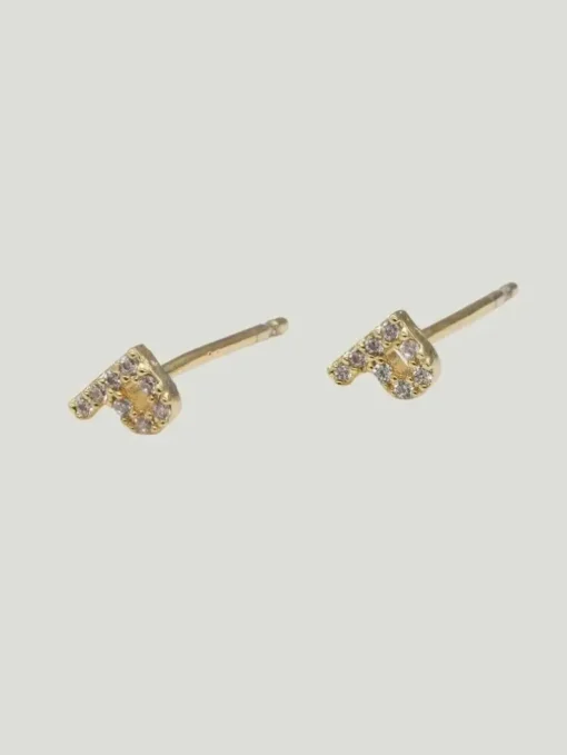 Brenda Grands Jewelry Love Beyond Measure Initial Stud Earrings