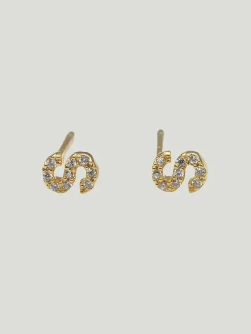 Brenda Grands Jewelry Love Beyond Measure Initial Stud Earrings