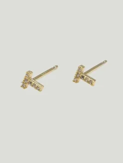 Brenda Grands Jewelry Love Beyond Measure Initial Stud Earrings
