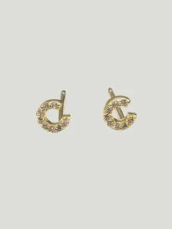 Brenda Grands Jewelry Love Beyond Measure Initial Stud Earrings