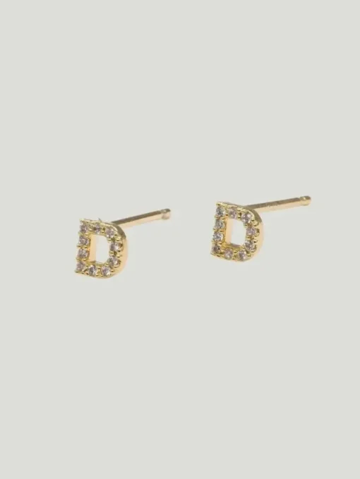 Brenda Grands Jewelry Love Beyond Measure Initial Stud Earrings