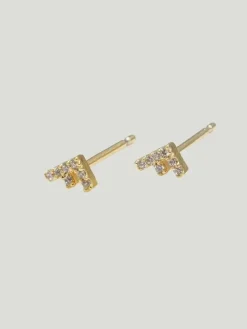 Brenda Grands Jewelry Love Beyond Measure Initial Stud Earrings