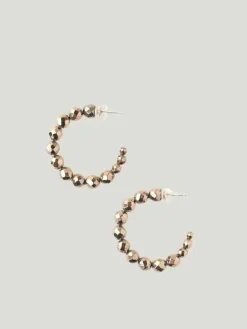 Chan Luu Medium Gemstone Hoop Earrings