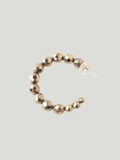 Chan Luu Medium Gemstone Hoop Earrings