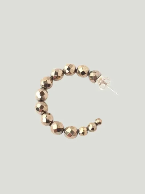 Chan Luu Medium Gemstone Hoop Earrings