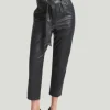 COMMANDO Faux Leather Paperbag Pant