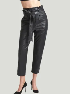 COMMANDO Faux Leather Paperbag Pant