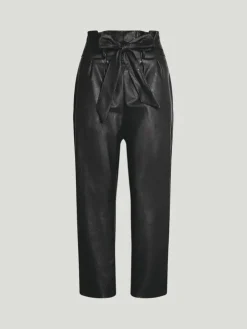 COMMANDO Faux Leather Paperbag Pant