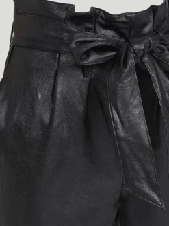 COMMANDO Faux Leather Paperbag Pant
