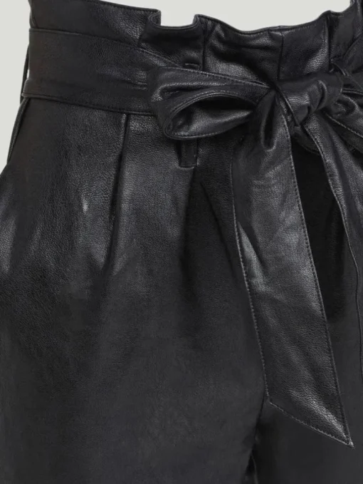 COMMANDO Faux Leather Paperbag Pant