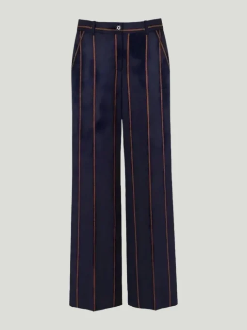 Cop. Copine Navy Blue "Pitar" Pants