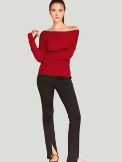 Crescent Katia Off The Shoulder Sweater