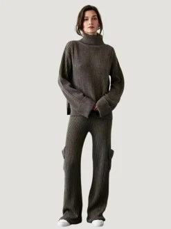 Crescent Knit Cargo Sweater