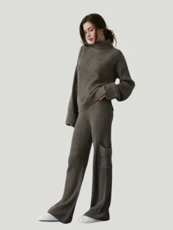 Crescent Knit Cargo Sweater