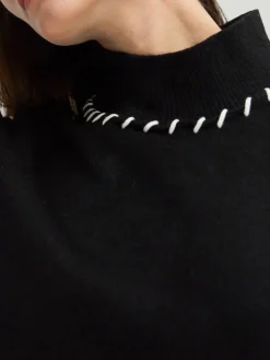 Crescent Rowan Contrast Stitch Sweater