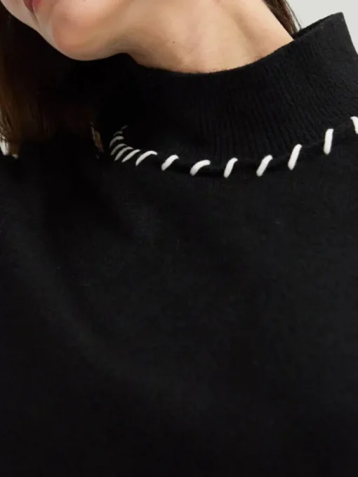 Crescent Rowan Contrast Stitch Sweater