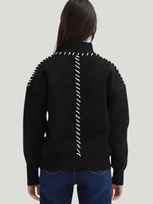 Crescent Rowan Contrast Stitch Sweater