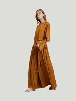 DEPT.ANONYM Silky Wide Leg Pants