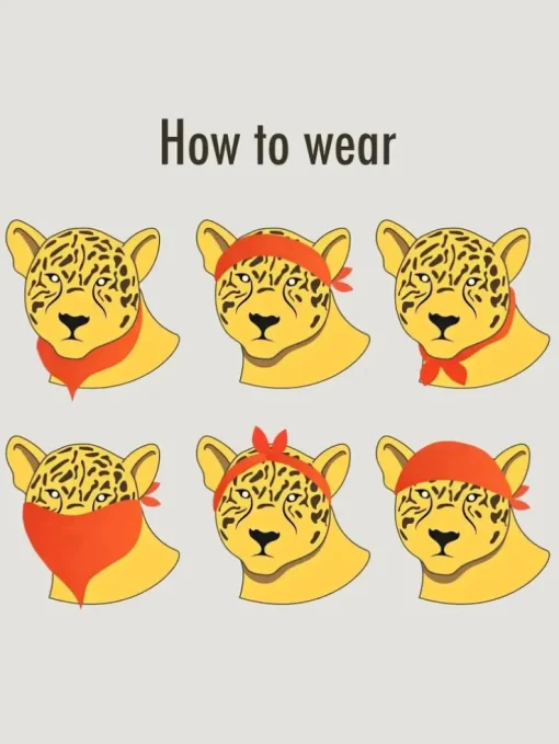 Elegancia Tropical Hats Silk Bandanas