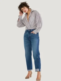 ETICA Denim Bryce Pinch Waist Boyfriend Jeans