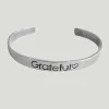 Expressions Bracelets Grateful Heart Mantra Cuff