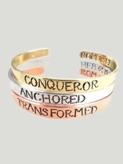 Expressions Bracelets Grateful Heart Mantra Cuff