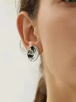 Furano Studio Irregular Round Beaded Stud Earrings