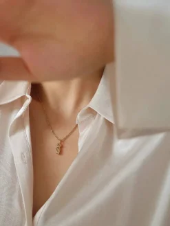 Furano Studio 18K Gold Filled Female Body Pendant Necklace