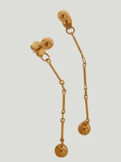 Furano Studio 18K Gold Plated Long Drop Earrings