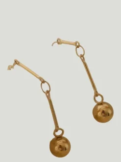 Furano Studio 18K Gold Plated Long Drop Earrings