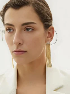 Furano Studio 18k Gold Plated Tassel Earrings