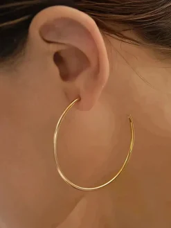Furano Studio 18k Gold Statement Hoop Earrings