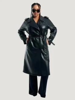 GOOD AMERICAN Chino Trench Coat