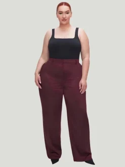 GOOD AMERICAN Washed Satin Pant