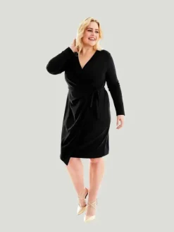 GRAVITAS Alexandra Plus Size Wrap Dress