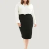 GRAVITAS Rosalind Plus Size Pencil Skirt