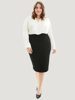 GRAVITAS Rosalind Plus Size Pencil Skirt